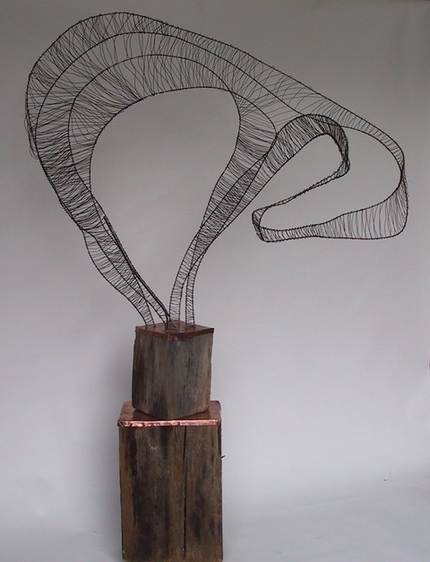 Life size horse sculpture