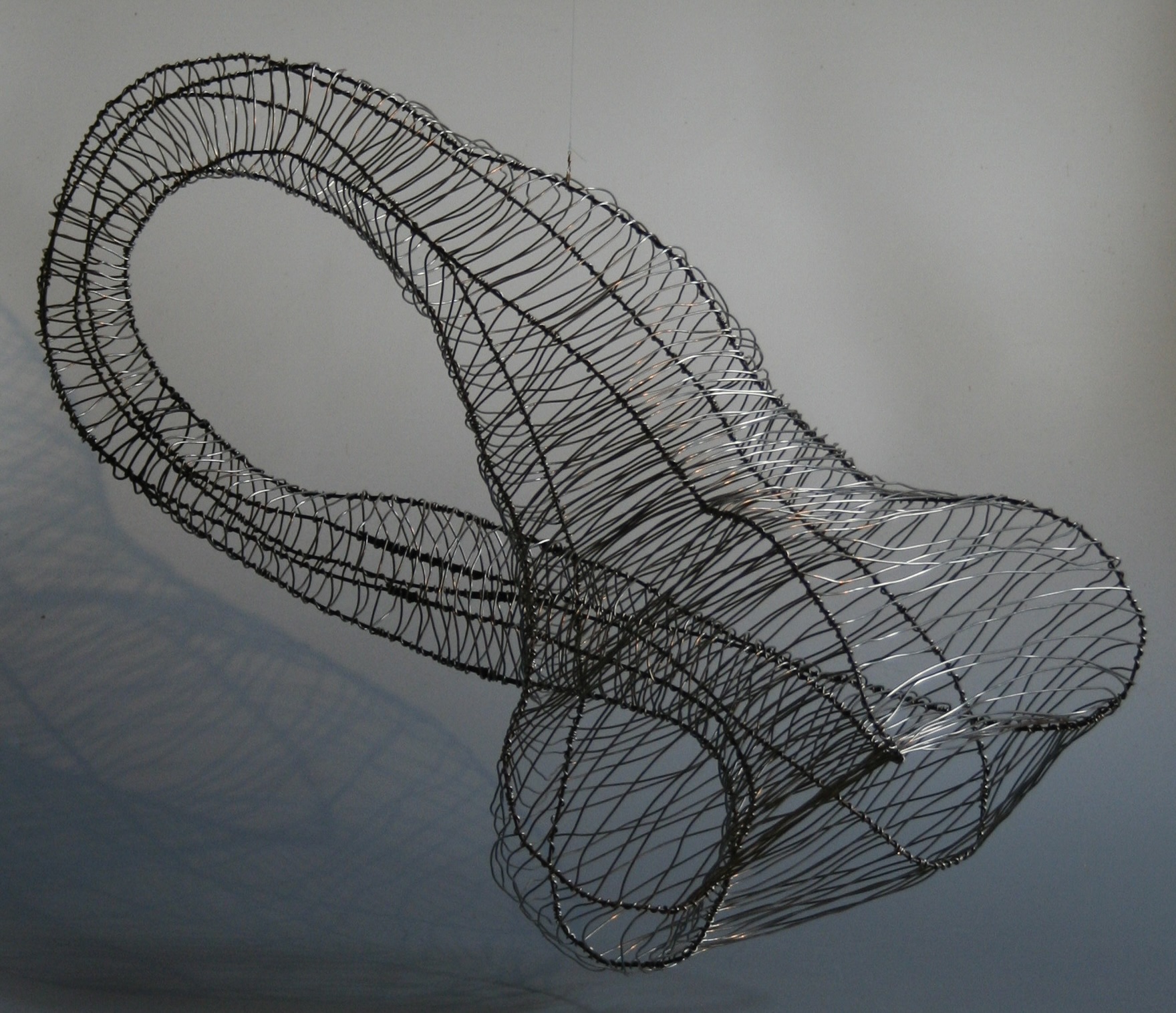 Wire beast sculpture