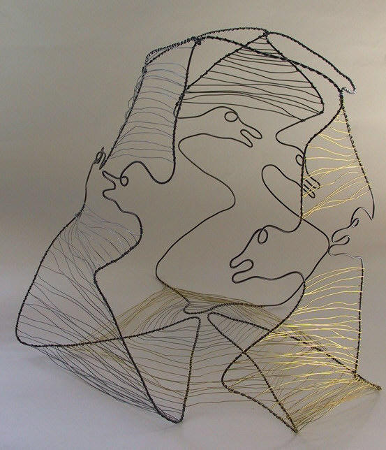 Wire vessel sculpture