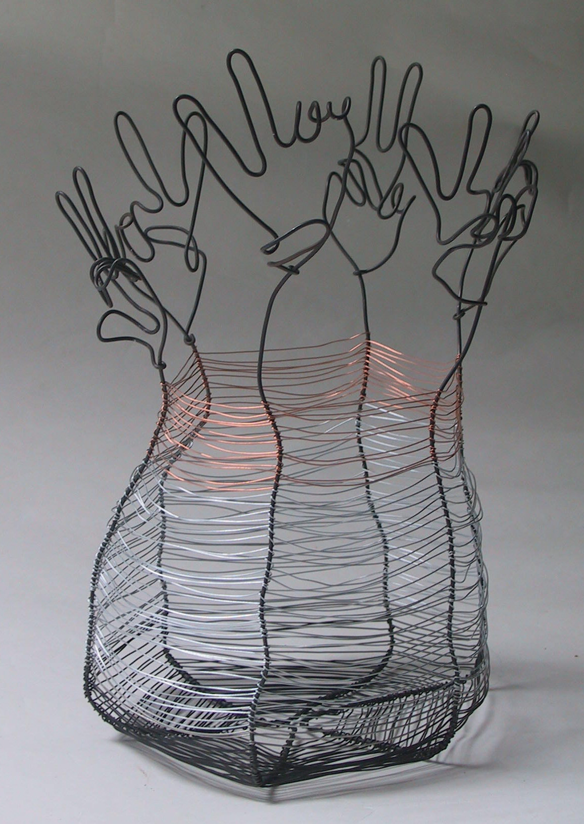 Wire vessel sculpture